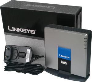 China Unlocked Cisco/Linksys  ATA PAP2T-NA Gateway Original adapter on sale