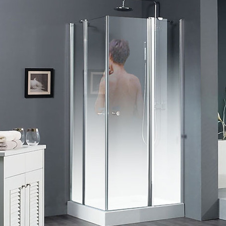 China China high quality safety tempered glass shower door supplier on sale