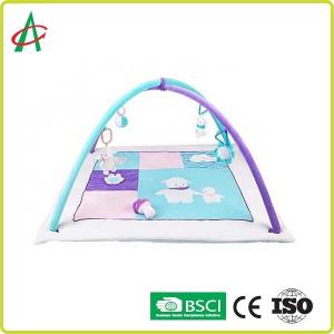 Best 100% Polyester Washable Portable Baby Activity Play Gym Mat Infant Toddlers wholesale