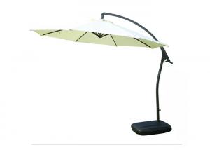 Best Aluminum 8 Ribs Round Cantilever Parasol Umbrella Sunblock And Strong UV Protection wholesale