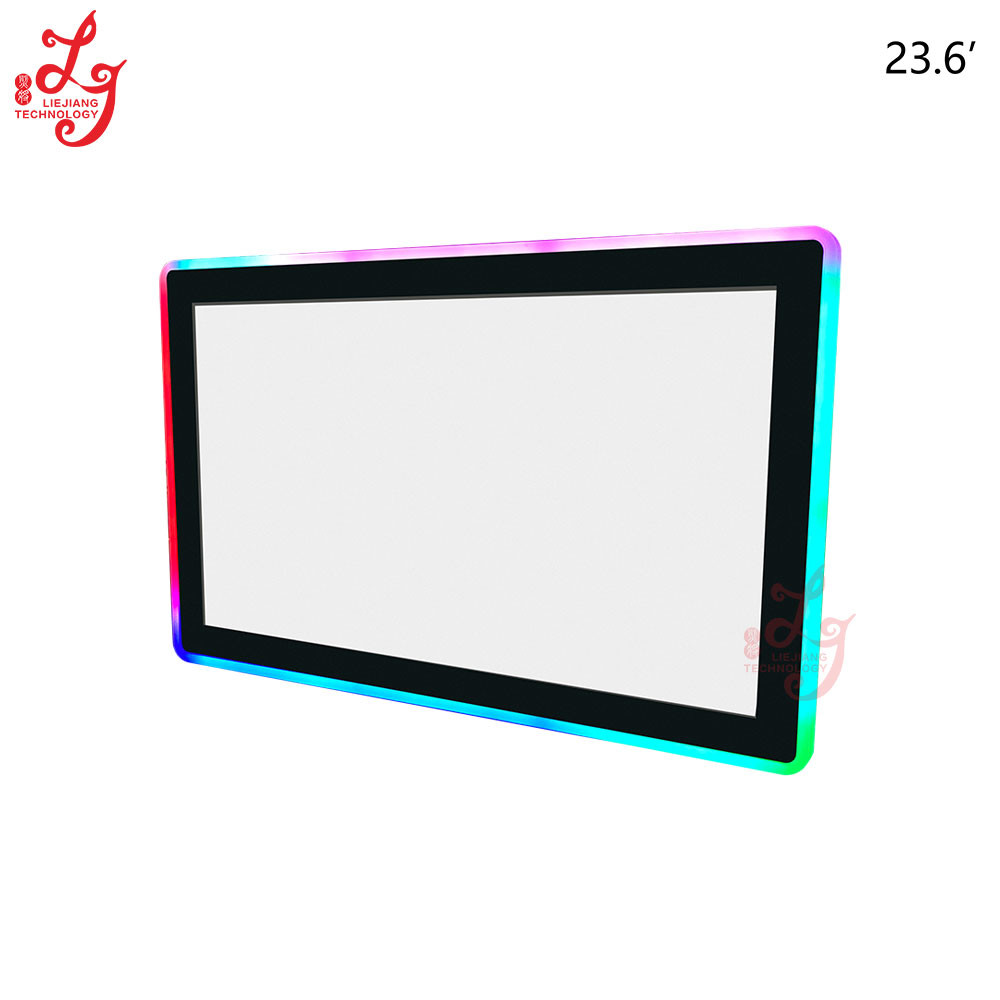 China LieJiang Hot Selling 23.6Inch Capacitive 3M RS232 With LED Light Touchscreen Monitor Guangzhou Factory Price For Sale on sale