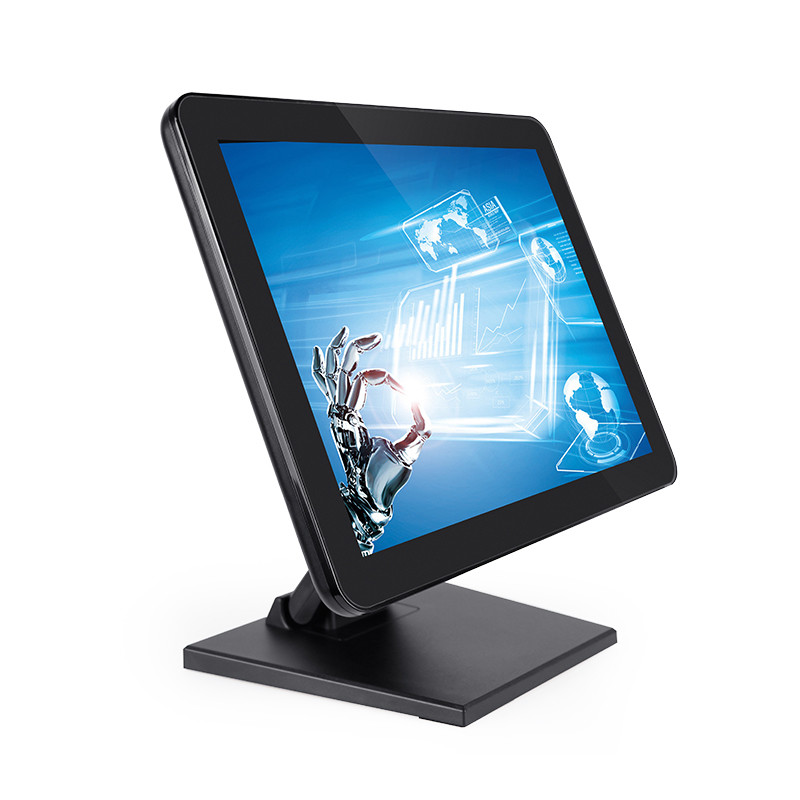China 15 Inch PCAP Touch Monitor Pure Flat Screen With HD USB RS232 on sale