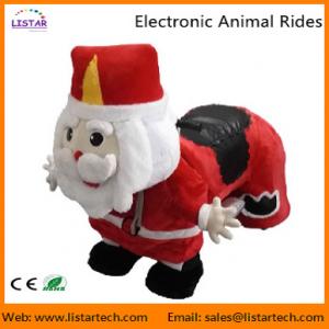 Santa Claus Electronic Walking Animal Rides Games Machine for Christmas Amusement Park