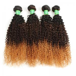 China Superior Quality Strong Weft 8a Grade  Virgin Hair Ombre Color Brazilian Hair Weft on sale