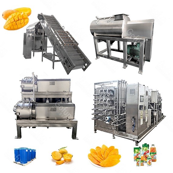 Best 5T/H All In One Mango Juice Processing Machine 200KW Fruit Wash Machine wholesale