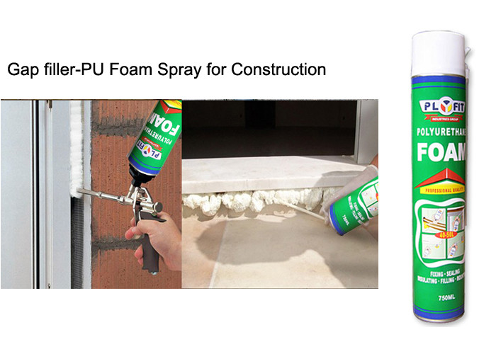 China Multi - Purpose B2 Fireproof Foam Filler Spray , Off White High Density Spray Foam on sale