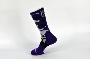 Best Mens Knee High Black Athletic Basketball Socks Dry Sweat Absorbent Material Filled wholesale
