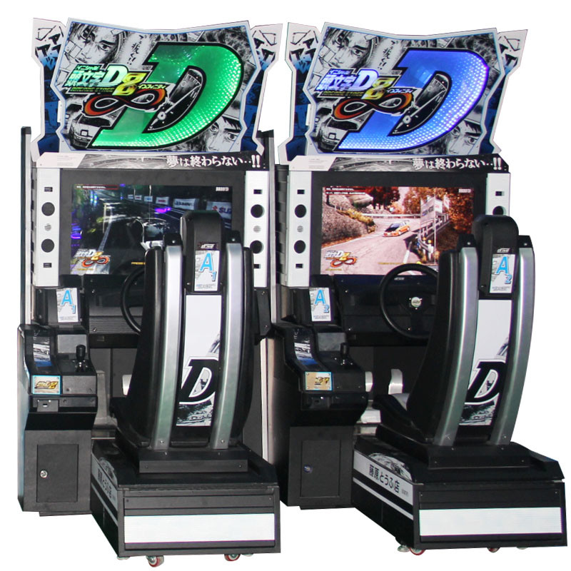 Initial D8 Electronic Driving Simulator Arcade Machine For Shopping Center