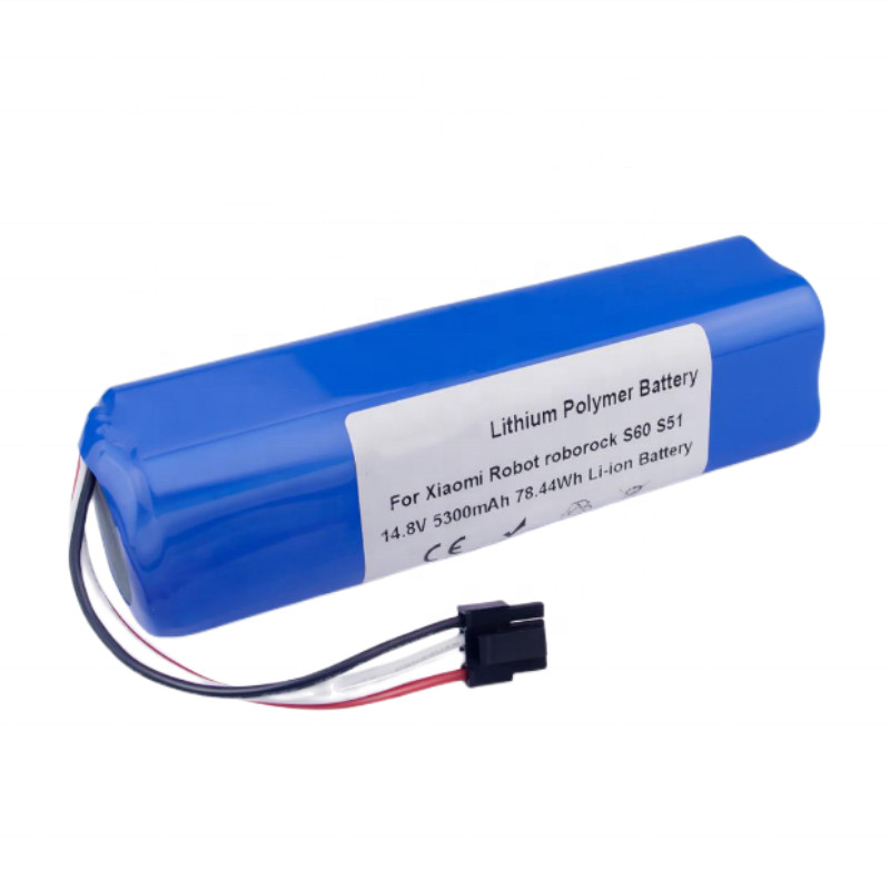 China Sweeping Mopping Robot Battery Brr-2p4s-5200d For Xiaomi S50 S51 S55 T60 Vacuum Cleaner 5200mah on sale