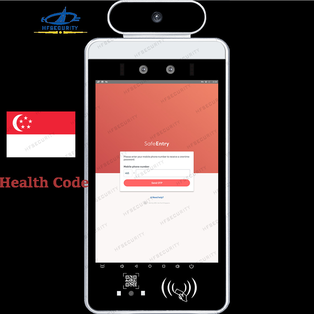 Best HF80C RA08T Safe Entry Health Code Scan  Device Face Recognition  Health Code Scan Device wholesale