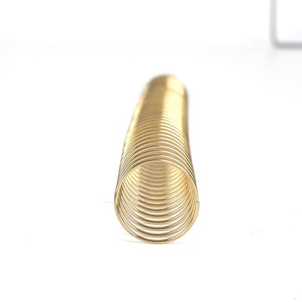 Cheap A4 A5 Notebook Coil Ring Binder , 1/2'' Aluminium Spiral Spine Binding for sale