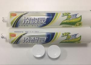 China Transparent Desensitizing Toothpaste 220g Plastic Squeeze Tubes on sale