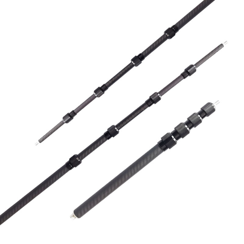 China 3k Twill Boat Outrigger Carbon Fiber Telescoping Pole 5 Meters on sale