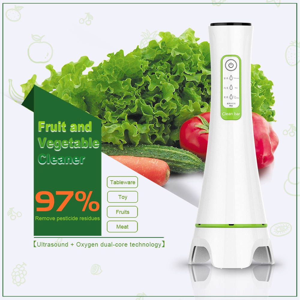 China Family Pack Ultrasonic Automatic Ozone Vegetable And Fruit Purifier Remove Metal Conta on sale