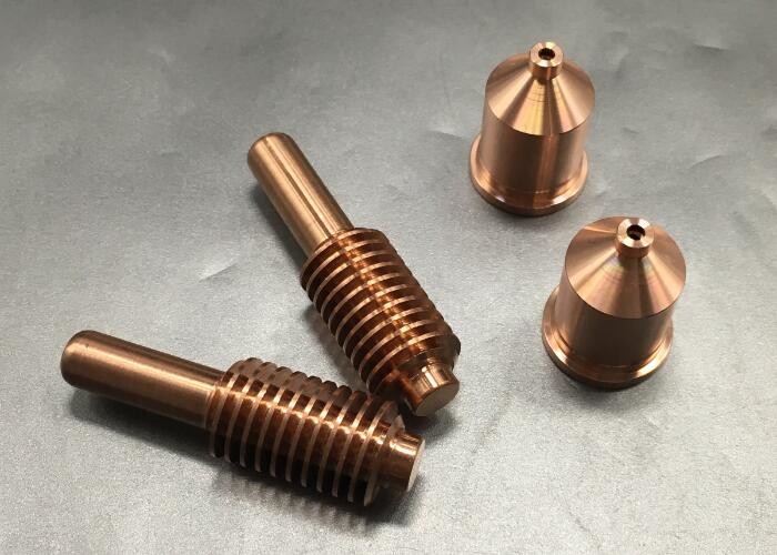 China Torch Consumables Plasma Cutting Nozzle , Electrode Hypertherm Retaining Cap on sale