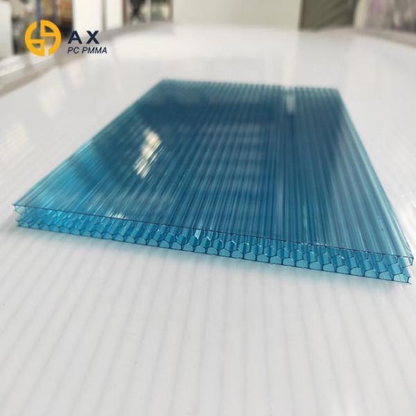 Cheap UV Resistant 4mm Multiwall Polycarbonate Sheet for sale