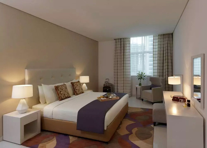 Factory direct 4 star boutique modern hotel bedroom furniture