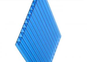 Plastic Colored 8mm Twin Wall Polycarbonate Sheet 1.2g/cm3 Desity Weather Endurance
