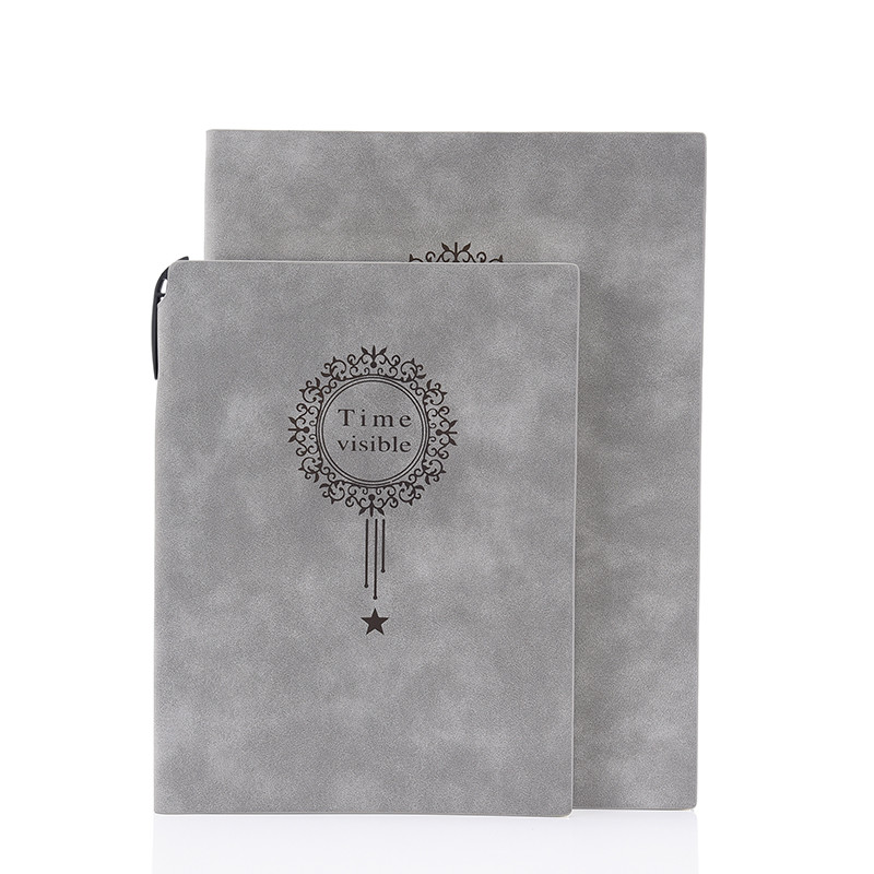 Eco Friendly Soft Cover Composition Notebook Natural Suede Leather Material Waterproof