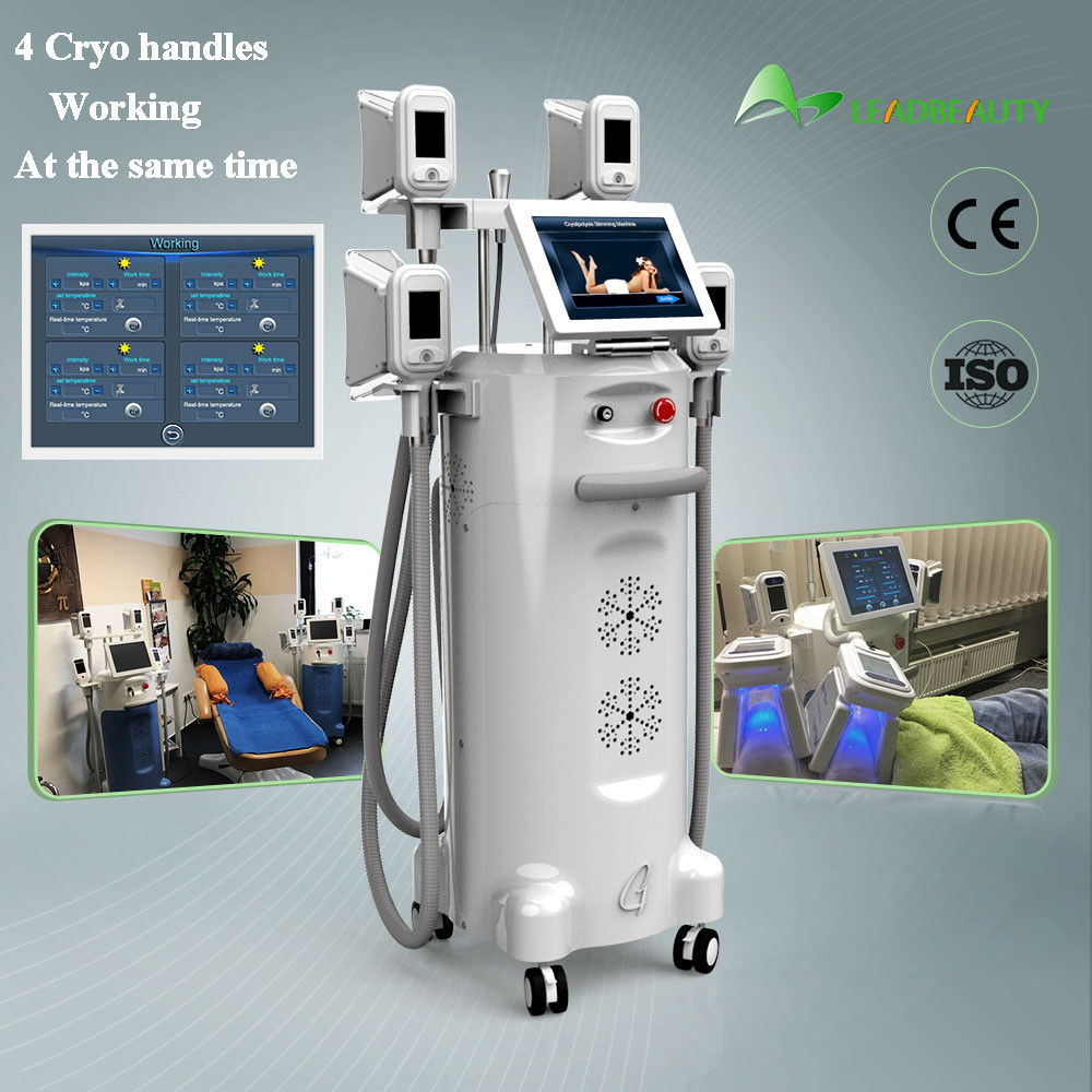China New 4 Handles Fat Freezing Liposuction Coolsculption Cryolipolysis Machine Korea on sale