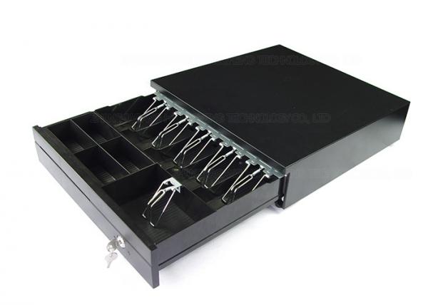 Cheap Metal 4C RJ11 Pos System Cash Drawer Cash Box With Coin Sorter Tray for sale