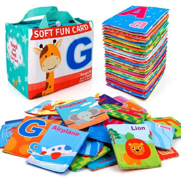 No Fading Educational Polyester Soft Books For Infants