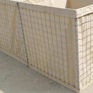 China Brown Color Hesco Bastion Or Army Defensive Hesco Wall With Galfan Wire on sale