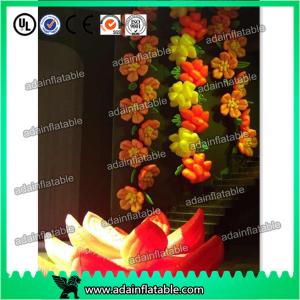Best 10m Popular Wedding Stage Decoration Event Inflatable Flower Chain With LED Light wholesale