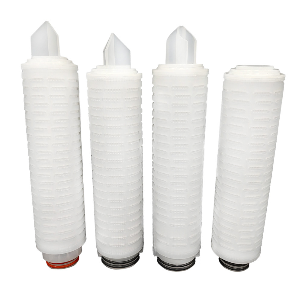 China 68.5mm High Density PP Pleated Filter Cartridge For Purtrity Reagents Filtering on sale
