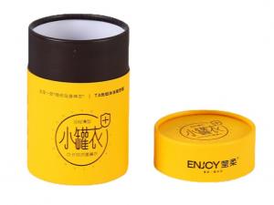 China 157gsm Paper Cylindrical Gift Box With Lid CMYK Printing on sale