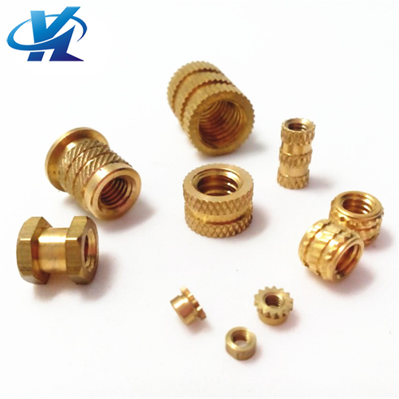 Cheap Round threaded brass insert cnc nuts blind 8mm knurled nut m3 m4 m6 m8 m10 42mm brass thread insert nut for sale