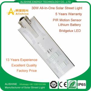 China Top Manufacturer Integrated LED Solar Street Light for Outdoor Lighting on sale