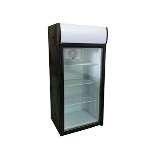 China 130L commercial mini fridge glass door refrigerate display used beverage cooler SC130B on sale