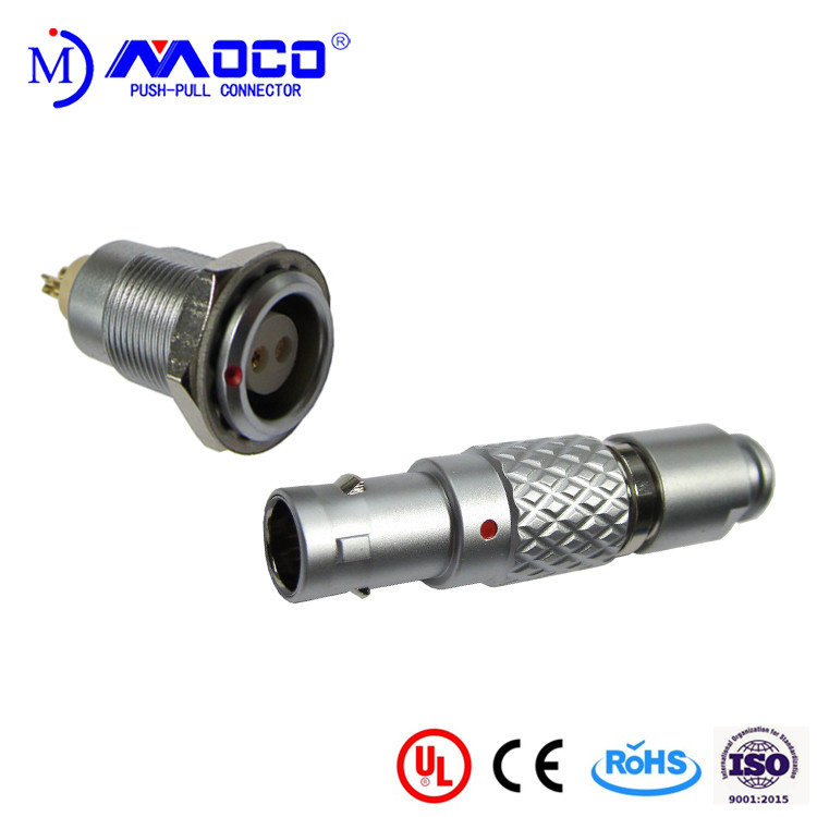 Best 0B 2 pin male and female circular push pull connector for Infrared Camera wholesale