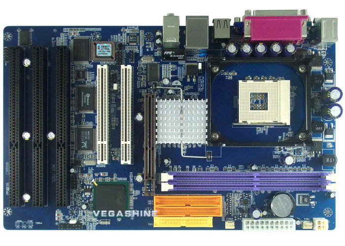 China Socket 478 , 3  ISA Slot Motherboard 2 COM ports Support Celeron 4 / Pentium 4 CPU on sale