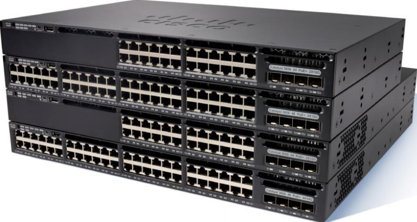China WS-C3650-48FS-S Three-tier 48-port access switch ,fixed built-in uplink port on sale