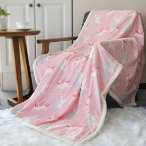Best Soft Warm Embossed Polyester Fleece Blanket Anti Pilling 75x150cm wholesale