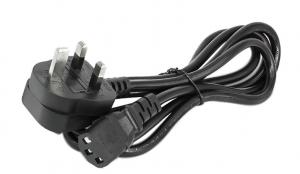 UK Type Ups Power Cable Power Cable Cord 3 Pin For Monitor Computer CPU PC UPS 1.5 Meter