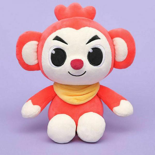 OEM 8'' Baby Animal Plush Toys , Monkey Plush Doll BSCI certificate