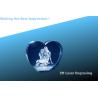 Buy cheap 3D laser CRYSTAL/crystal photo frame/laser engraving photo frame/heart shaped from wholesalers