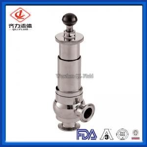 China Food Grade Sanitary Pressure Relief Valve Safety One Way Flow Direction on sale