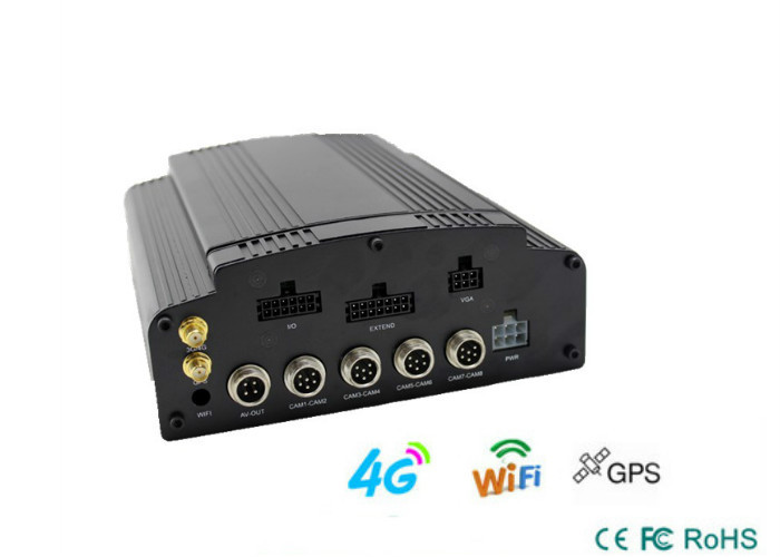 China M718 H.264 Video Compression 8 Channel Mobile DVR Support 3G / 4G GPS WIFI on sale
