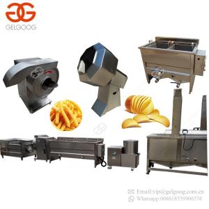 Best Factory Price Full Automatic Sweet Frozen French Fries Frying Processing Line Plant Potato Chips Making Machine for Sale wholesale