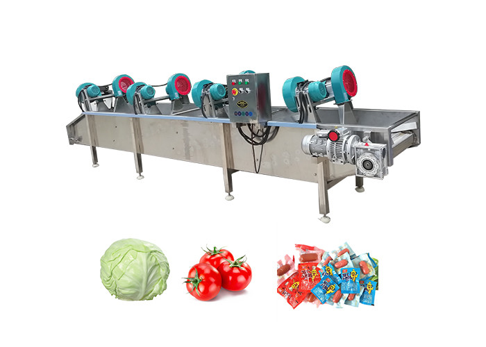 China Cleaning Processing 500kg/h Fruits Vegetable Air Dryer on sale