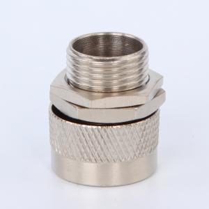 Best Nickle Plated Three Pieces Brass Flexible Conduit Adaptor With Locknut wholesale