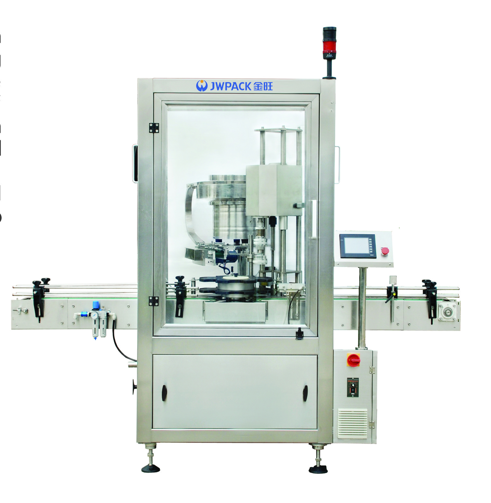 China 2000 Bph Automatic Rotary Bottle Automatic Single Head Screw Capping Machine on sale