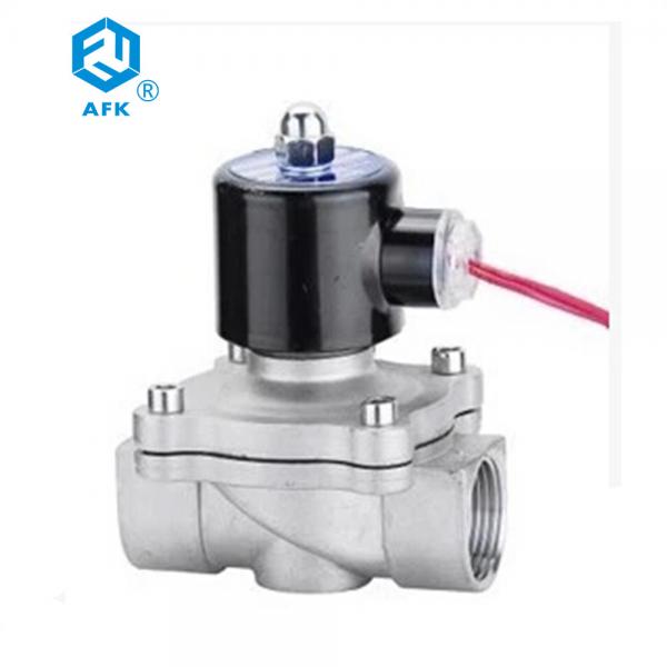 Cheap Stainless Steel Direct Acting NC 12v Solenoid Air Valve 2w160-15 VITON seal for sale
