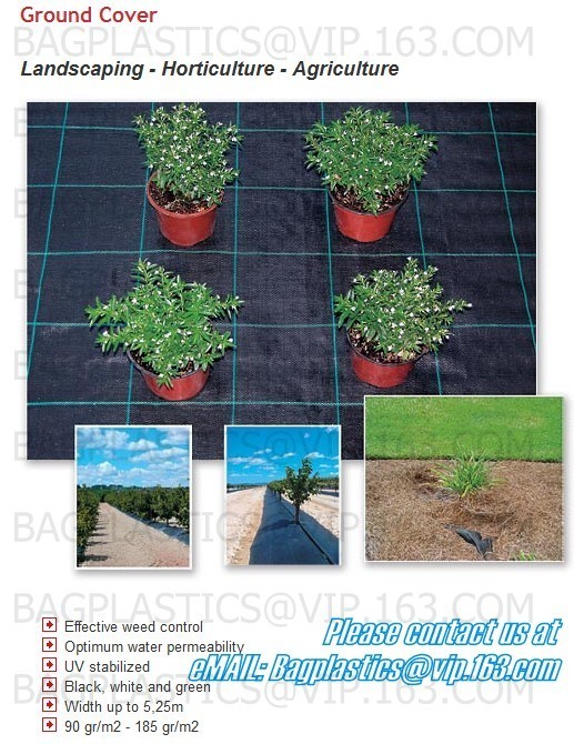 China PP ground cover,weed barrier Fabrics, weed mat in strawberry garden, Agricultural weed control pp woven grass mat, 70gsm on sale