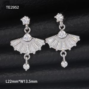 China Elegent jewelry desing sterling silver 925 earring for wowen on sale