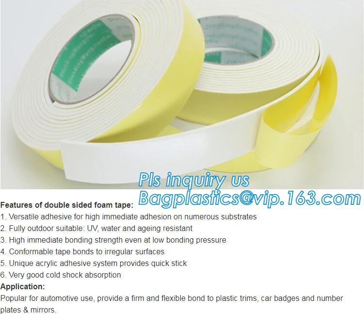 Industrial Strong Label Tape Label Double Sided With Carrier Tissue Or Foam